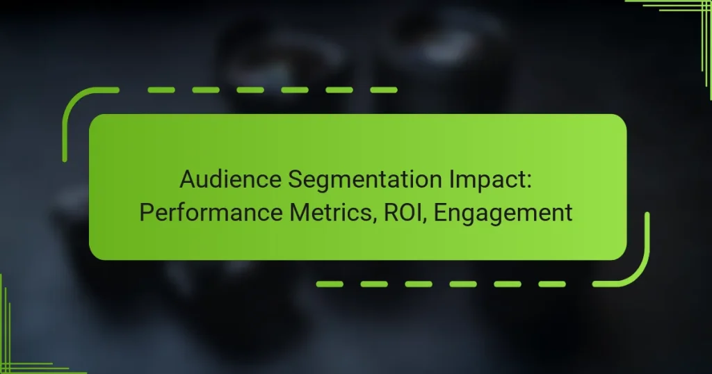 Audience Segmentation Impact: Performance Metrics, ROI, Engagement
