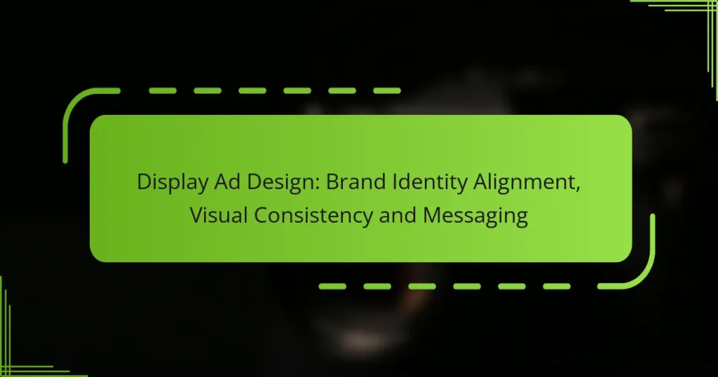 Display Ad Design: Brand Identity Alignment, Visual Consistency and Messaging