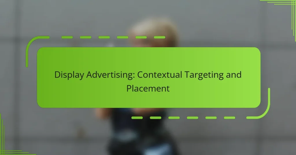 Display Advertising: Contextual Targeting and Placement
