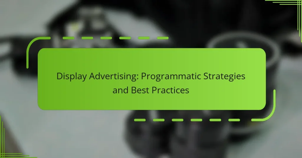 Display Advertising: Programmatic Strategies and Best Practices