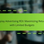 Display Advertising ROI: Maximizing Returns with Limited Budgets